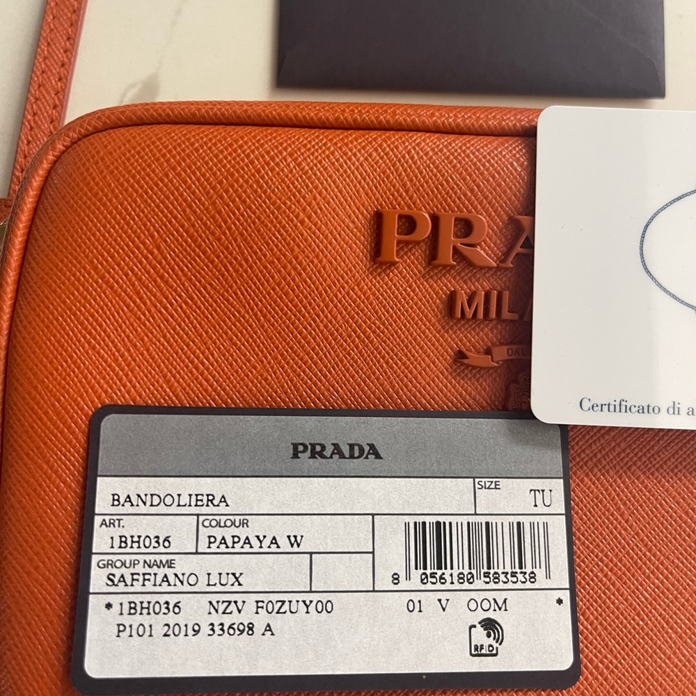 Prada Orange Crossbody Bag - Picture 15 of 15